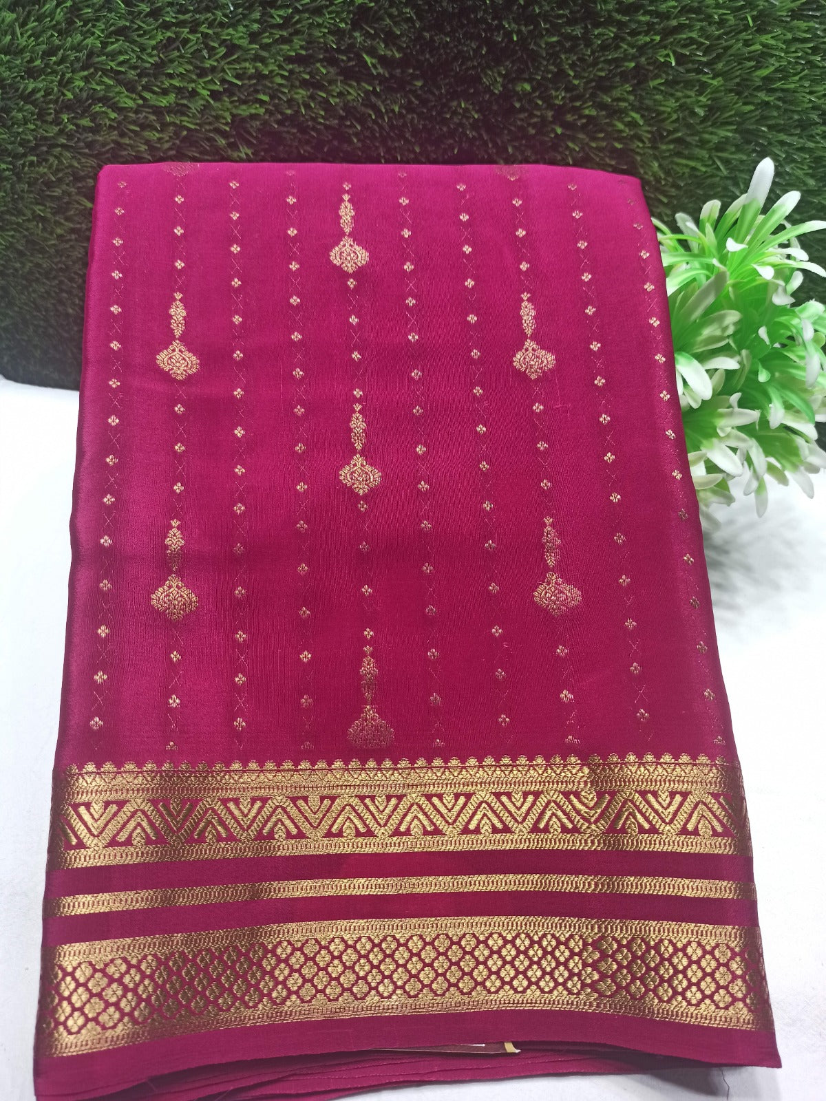 Pure Mysore Silk Saree.