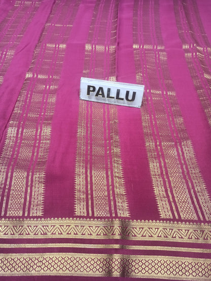Pure Mysore Silk Saree.