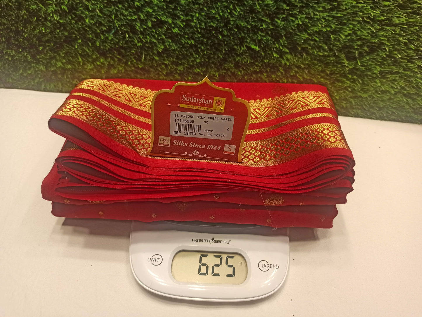 Pure Mysore Silk Saree.