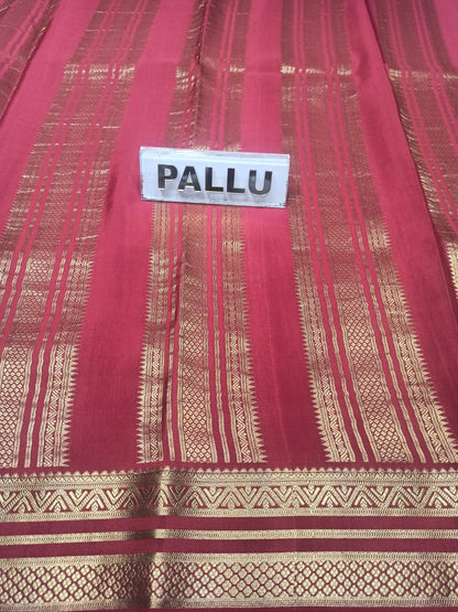 Pure Mysore Silk Saree.