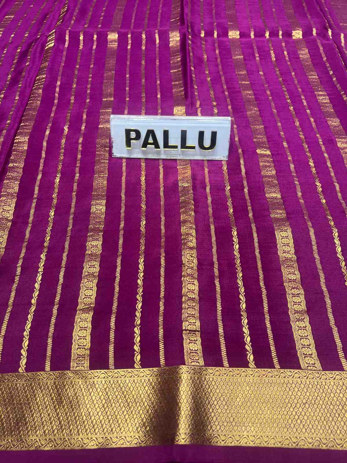 Pure Mysore Silk Saree.