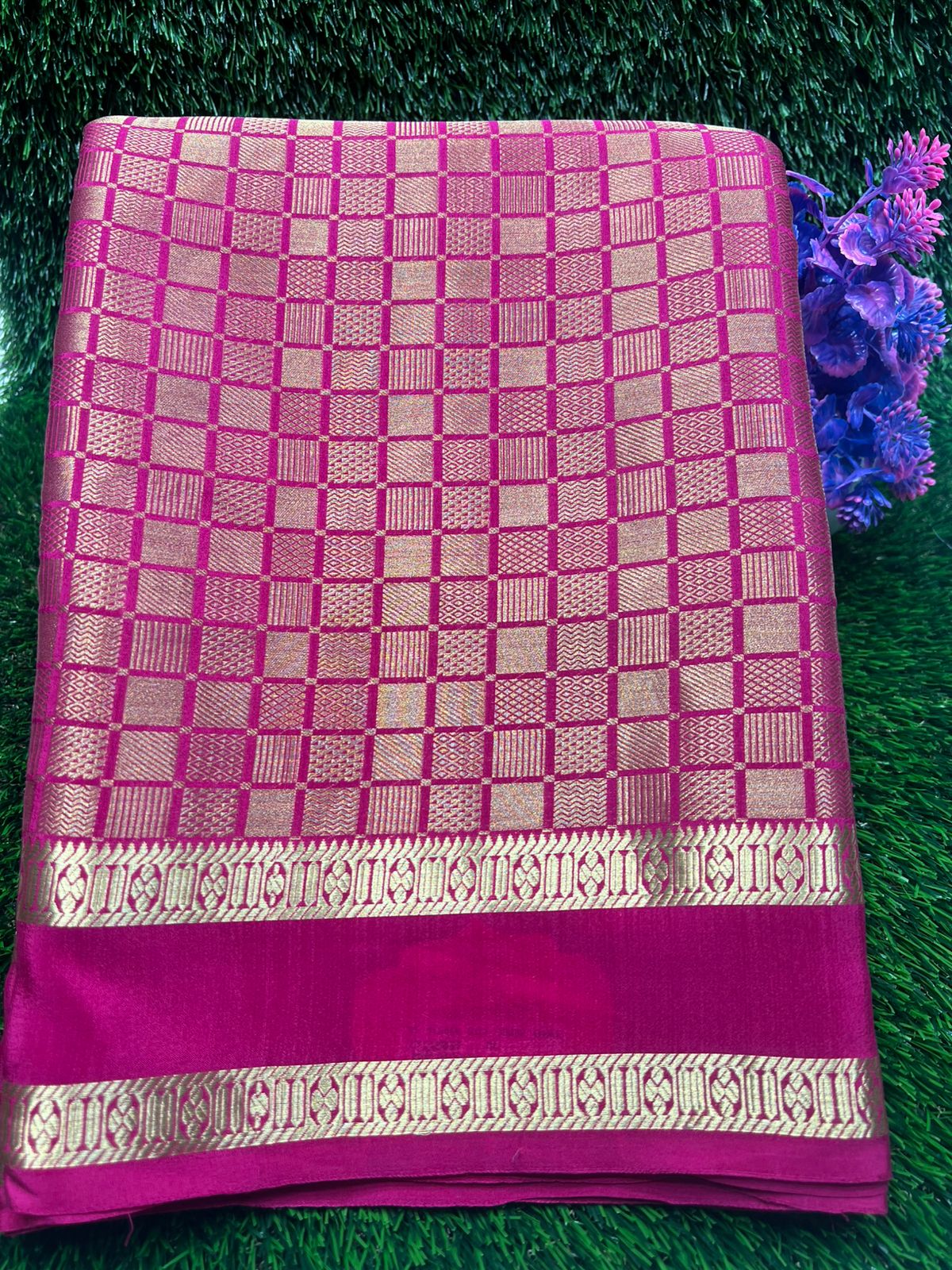 Pure Mysore Silk Saree.