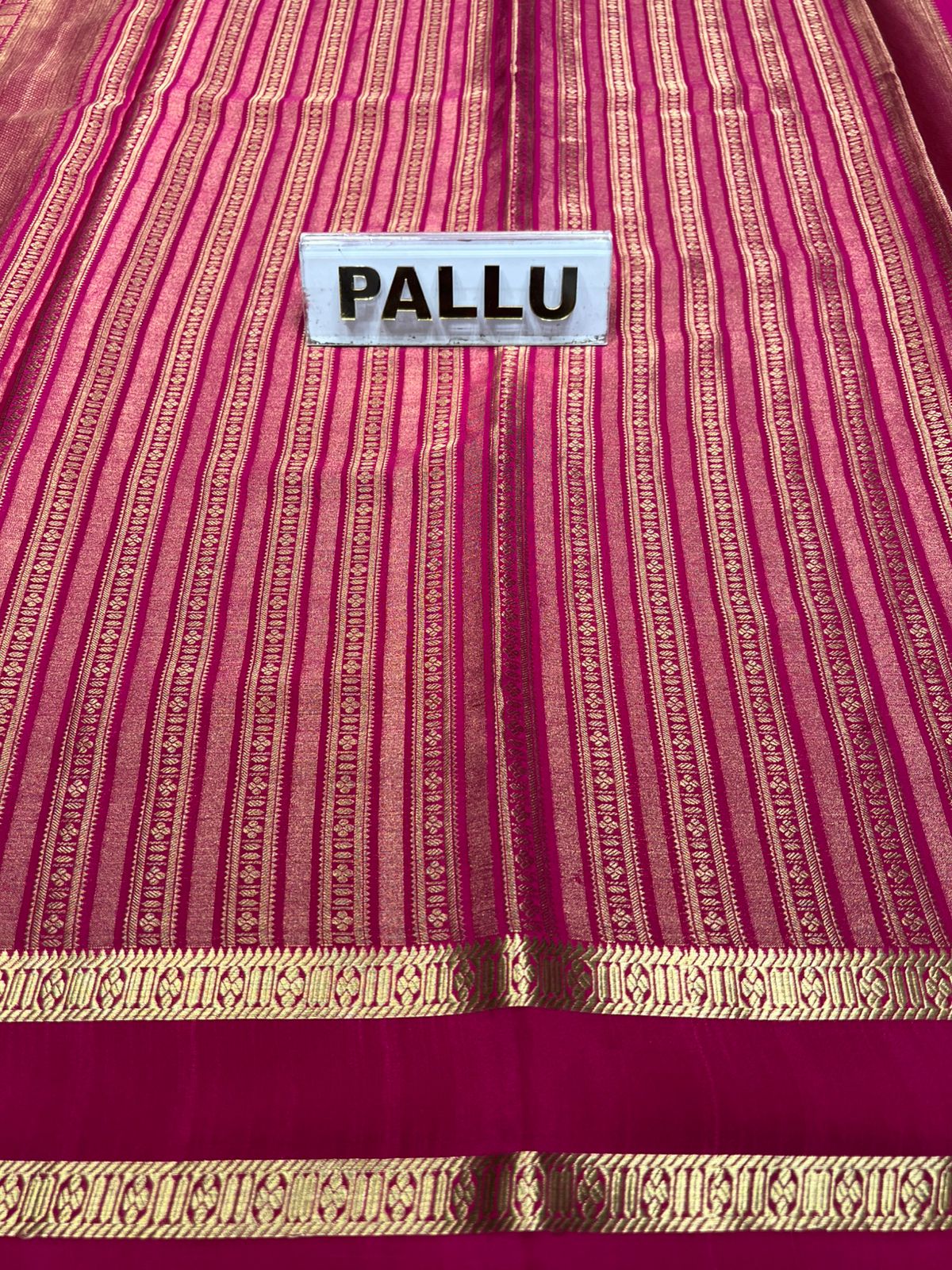 Pure Mysore Silk Saree.
