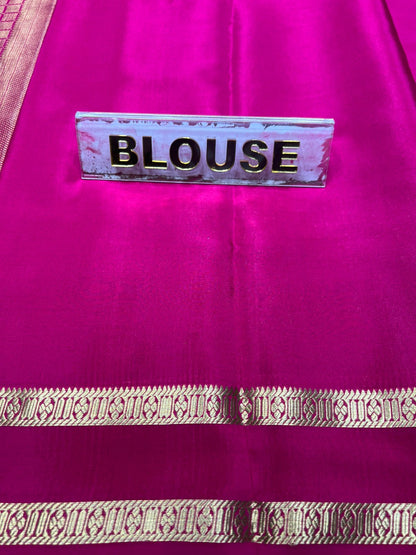 Pure Mysore Silk Saree.
