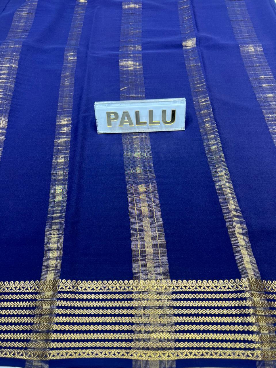Pure Mysore Silk Saree.