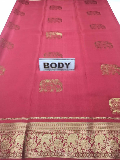 Pure Mysore Silk Saree.