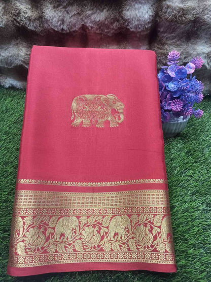 Pure Mysore Silk Saree.
