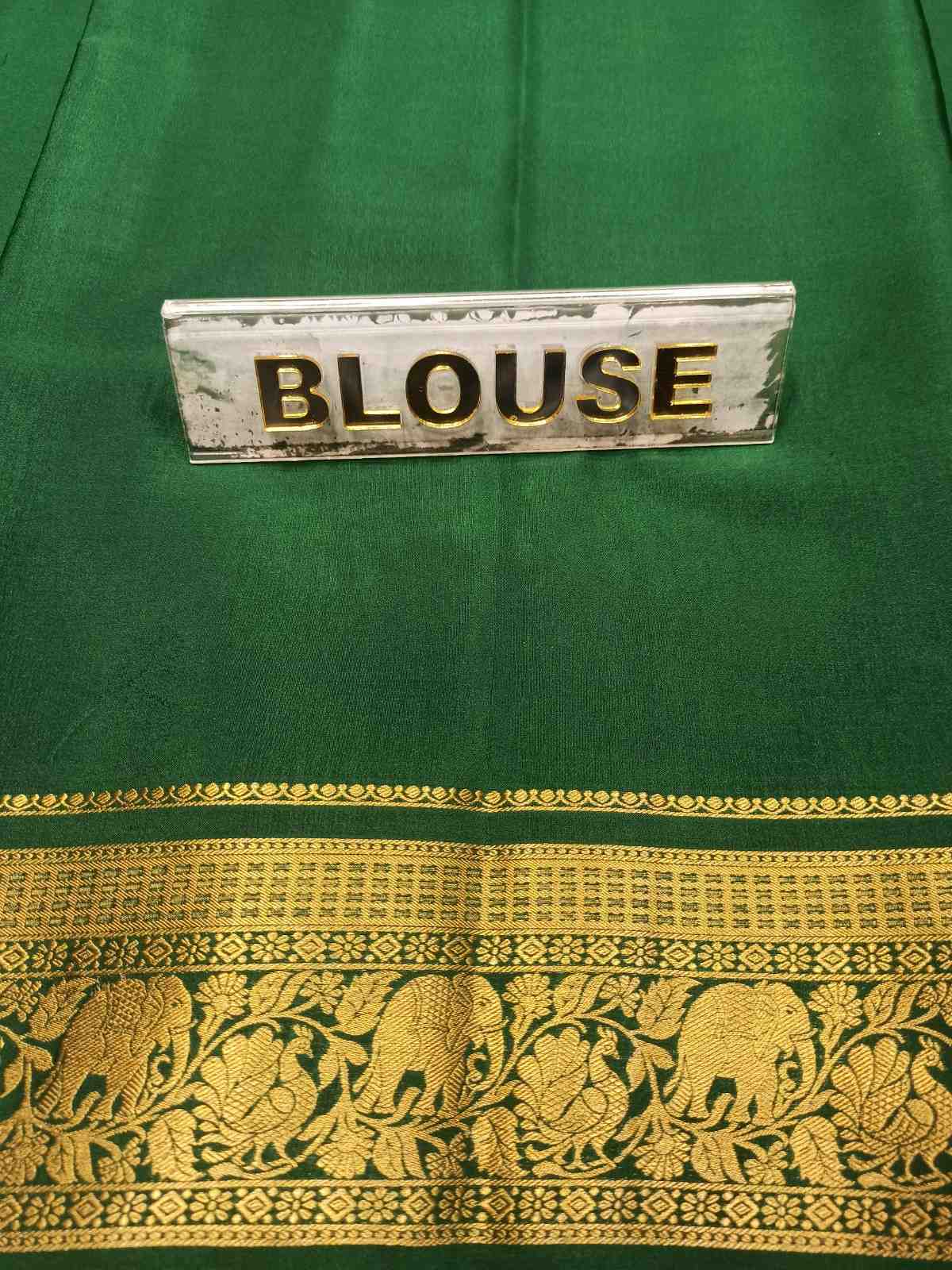 Pure Mysore Silk Saree.