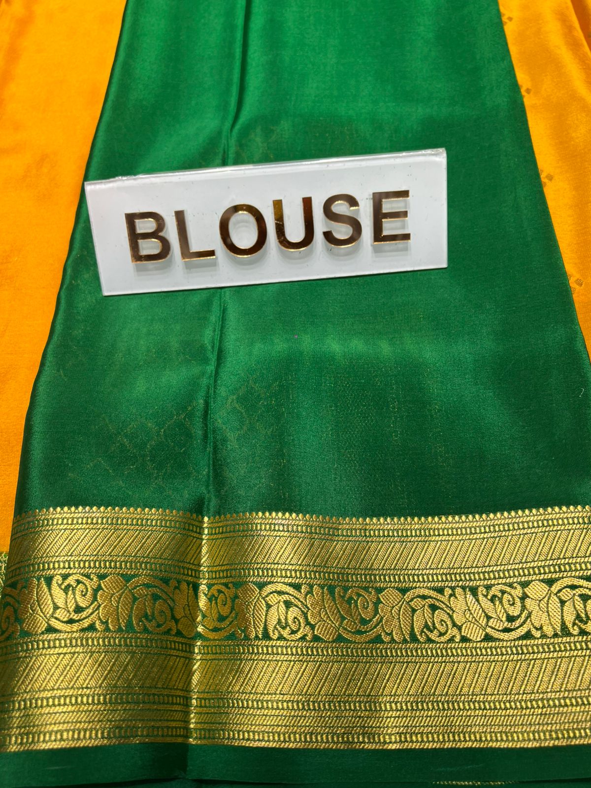 Pure Mysore Silk Saree.