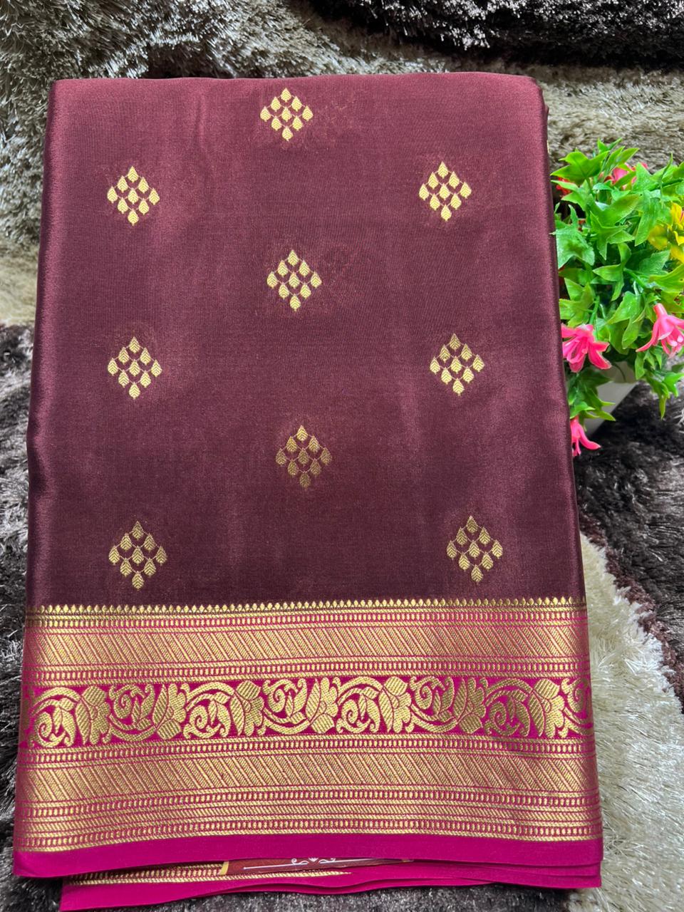 Pure Mysore Silk Saree.