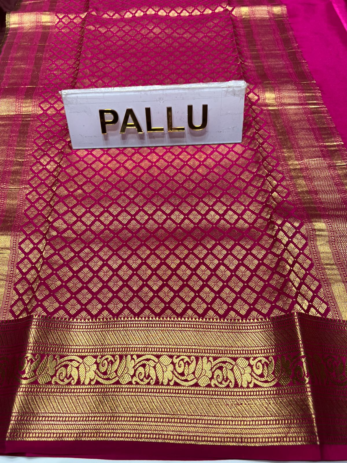 Pure Mysore Silk Saree.