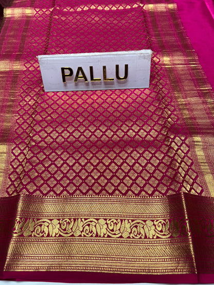Pure Mysore Silk Saree.