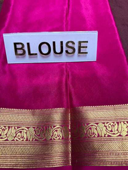 Pure Mysore Silk Saree.