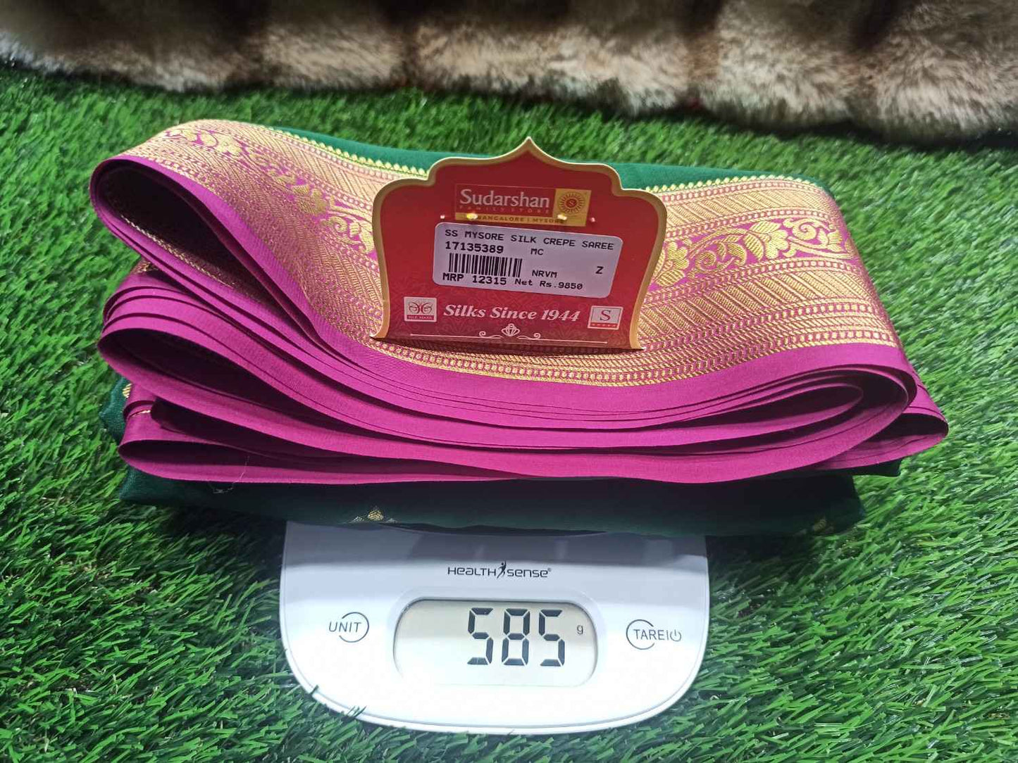 Pure Mysore Silk Saree.