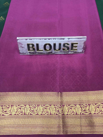 Pure Mysore Silk Saree.