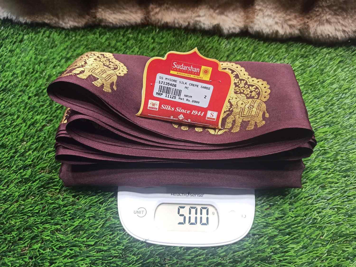 Pure Mysore Silk Saree.
