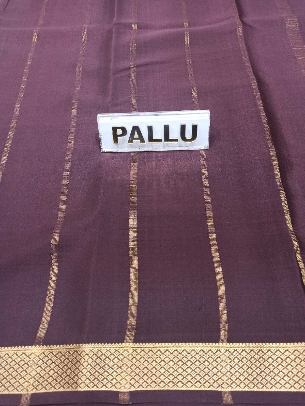 Pure Mysore Silk Saree.