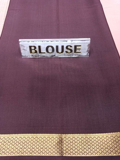 Pure Mysore Silk Saree.