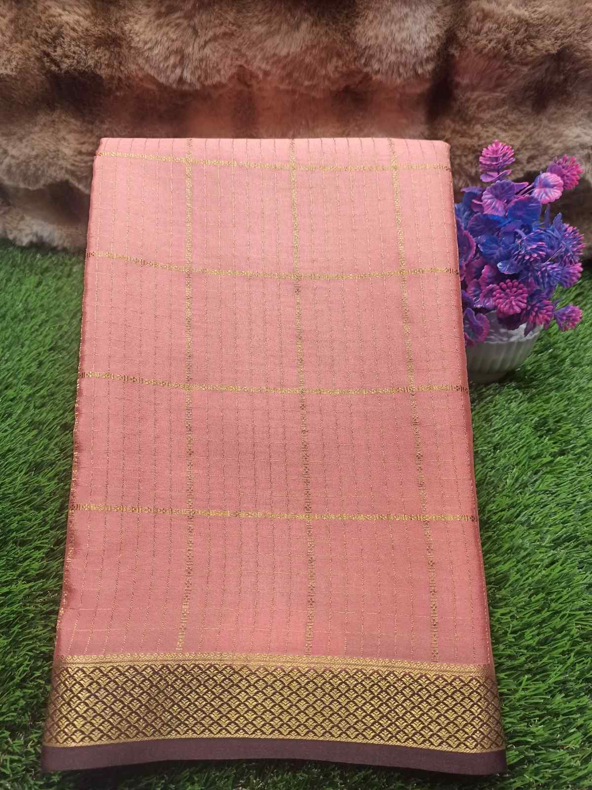 Pure Mysore Silk Saree.