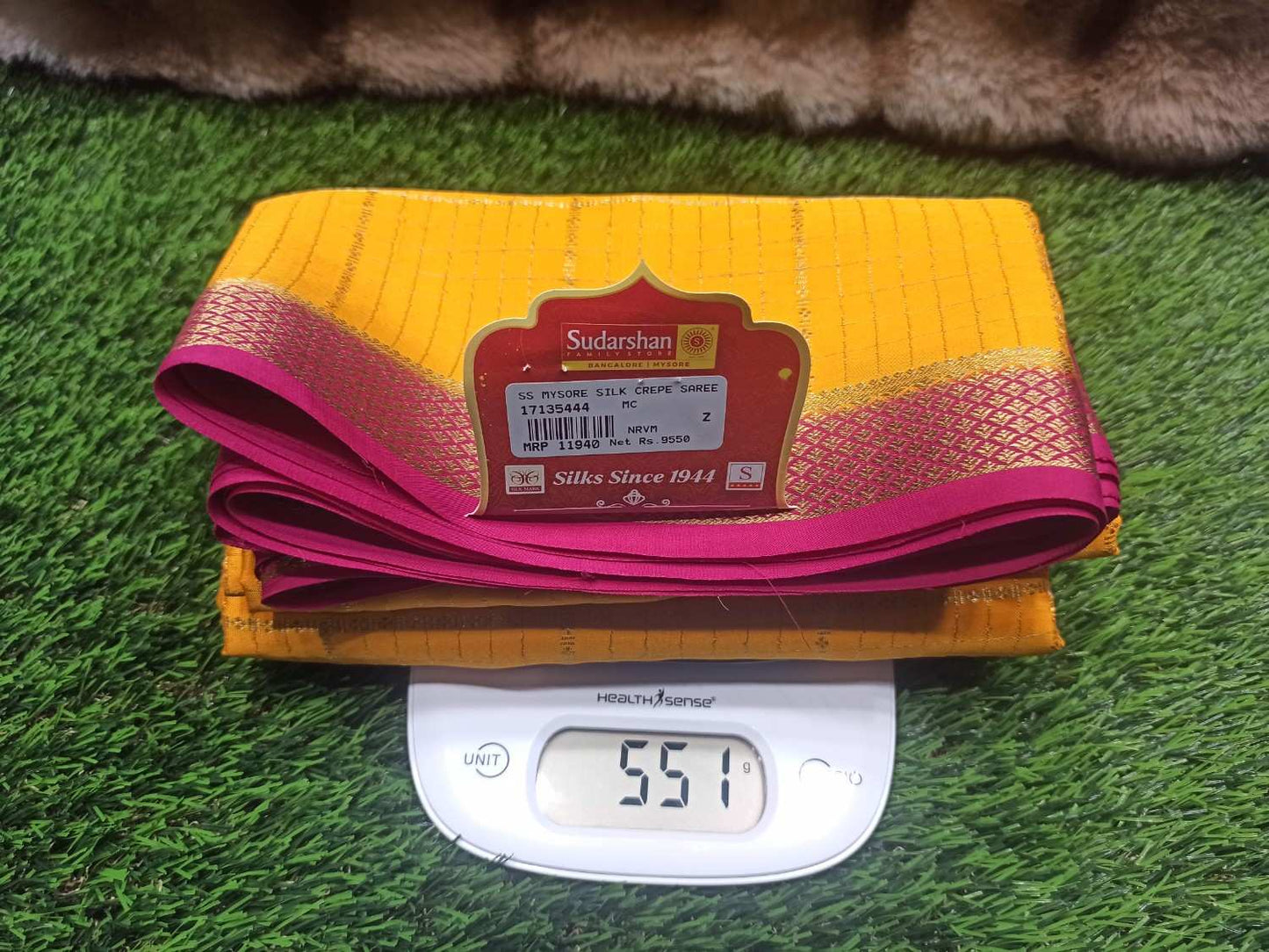 Pure Mysore Silk Saree.