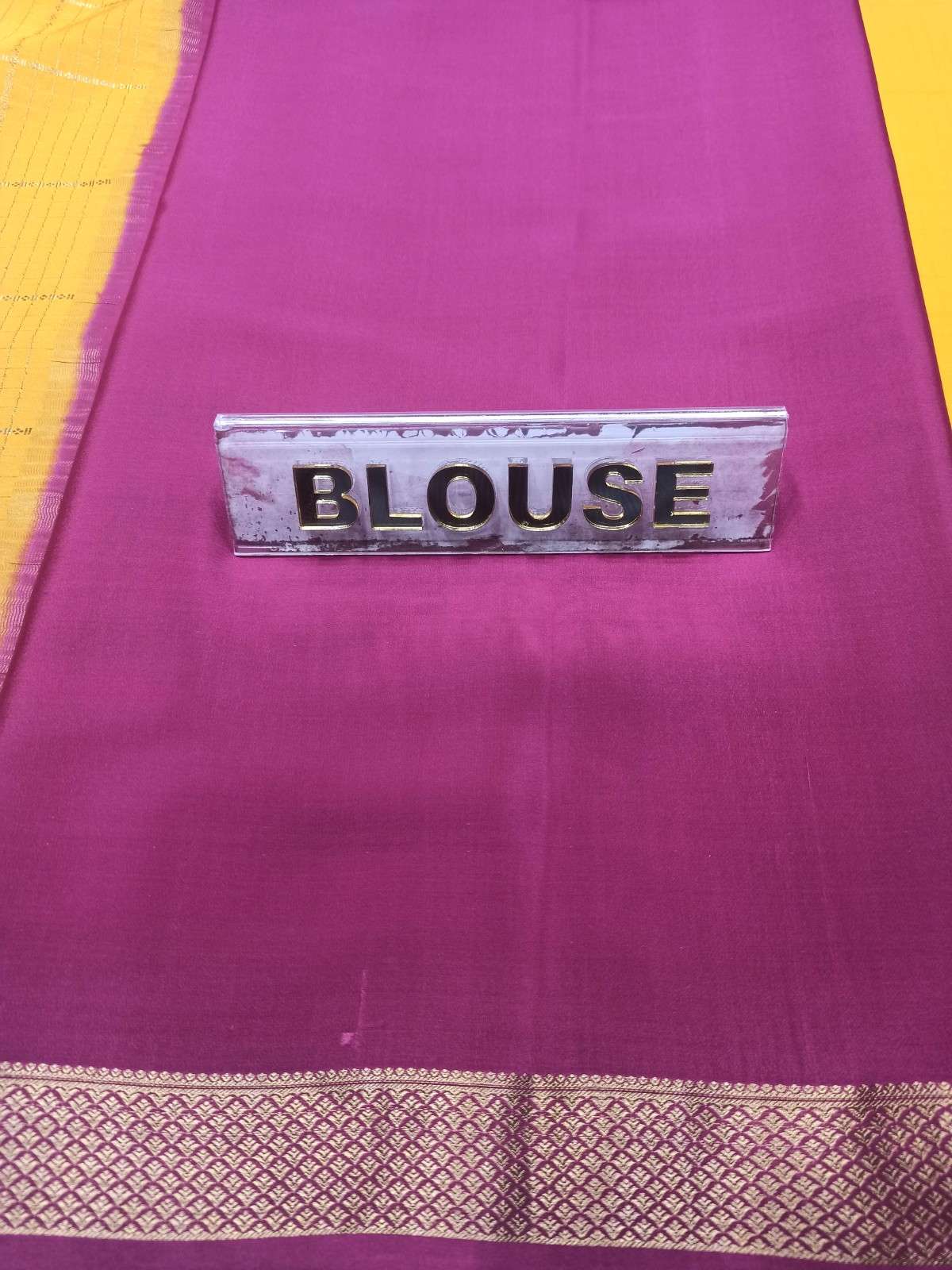 Pure Mysore Silk Saree.