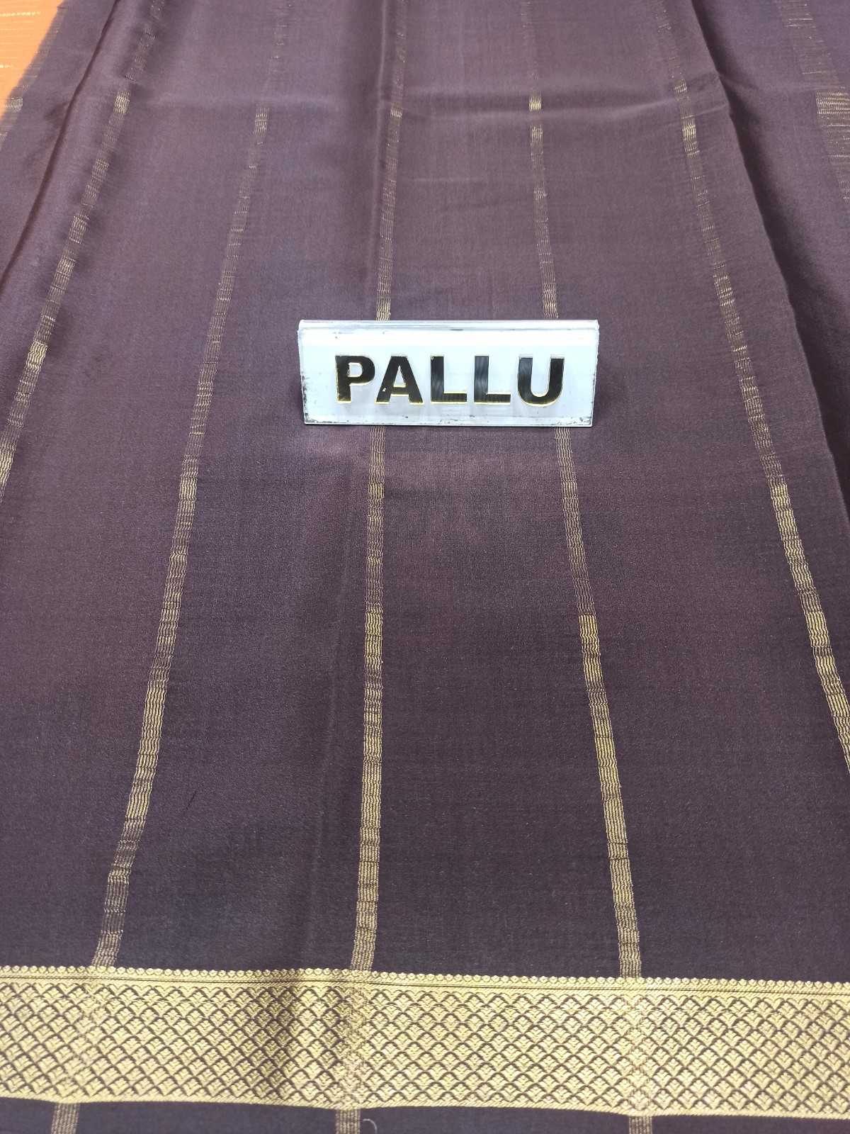 Pure Mysore Silk Saree.