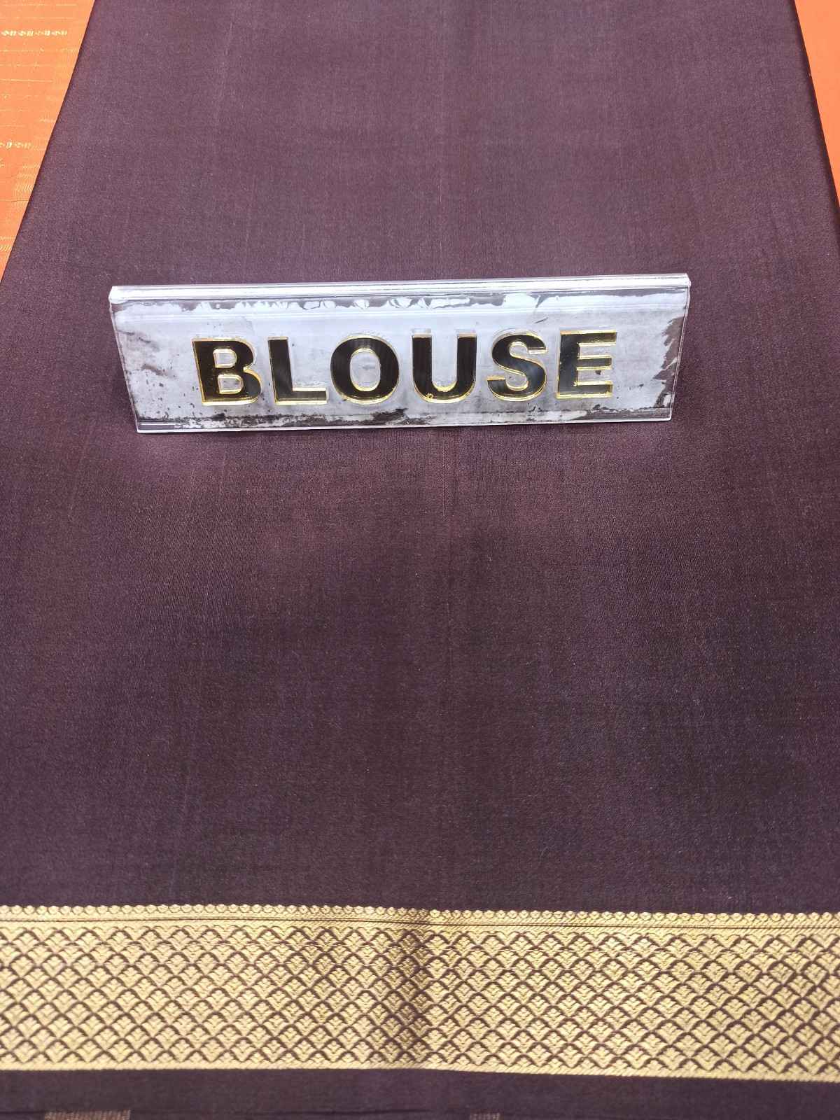 Pure Mysore Silk Saree.