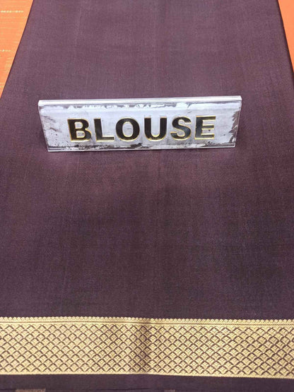 Pure Mysore Silk Saree.