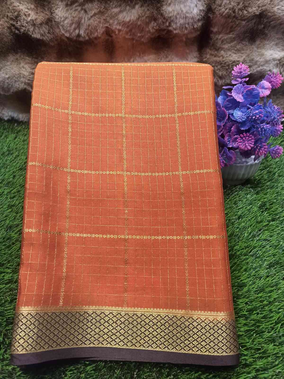 Pure Mysore Silk Saree.