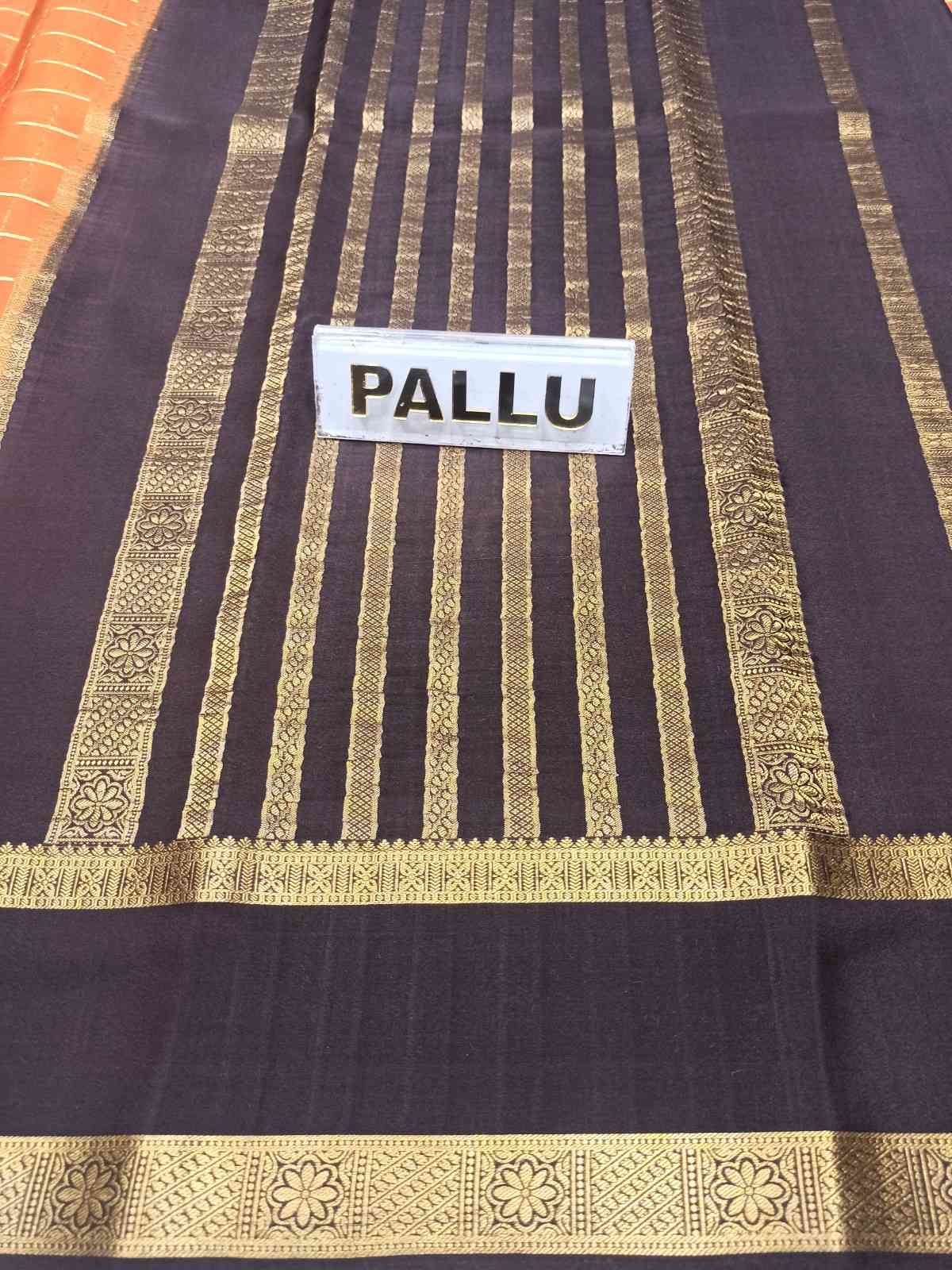 Pure Mysore Silk Saree.
