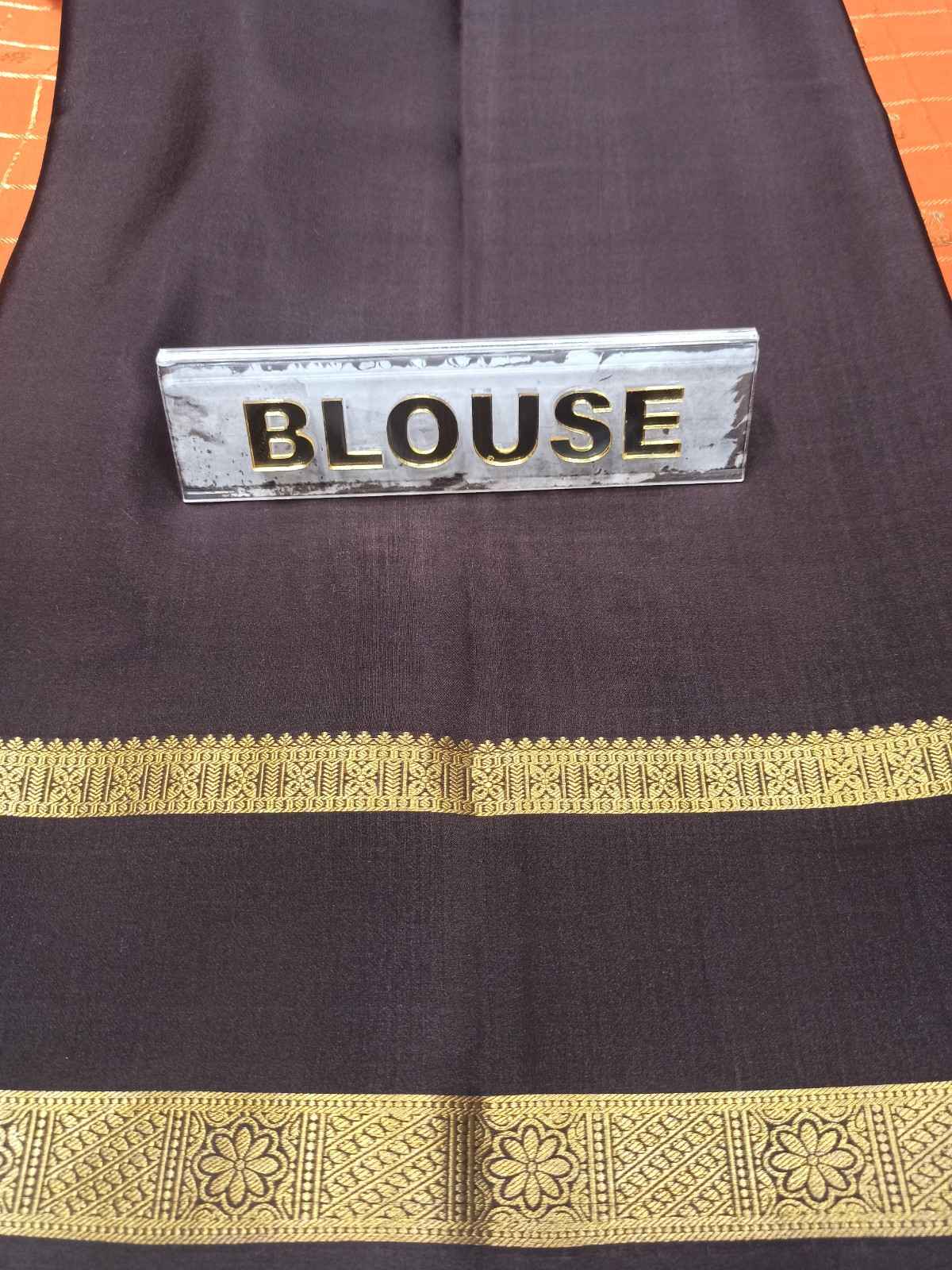 Pure Mysore Silk Saree.