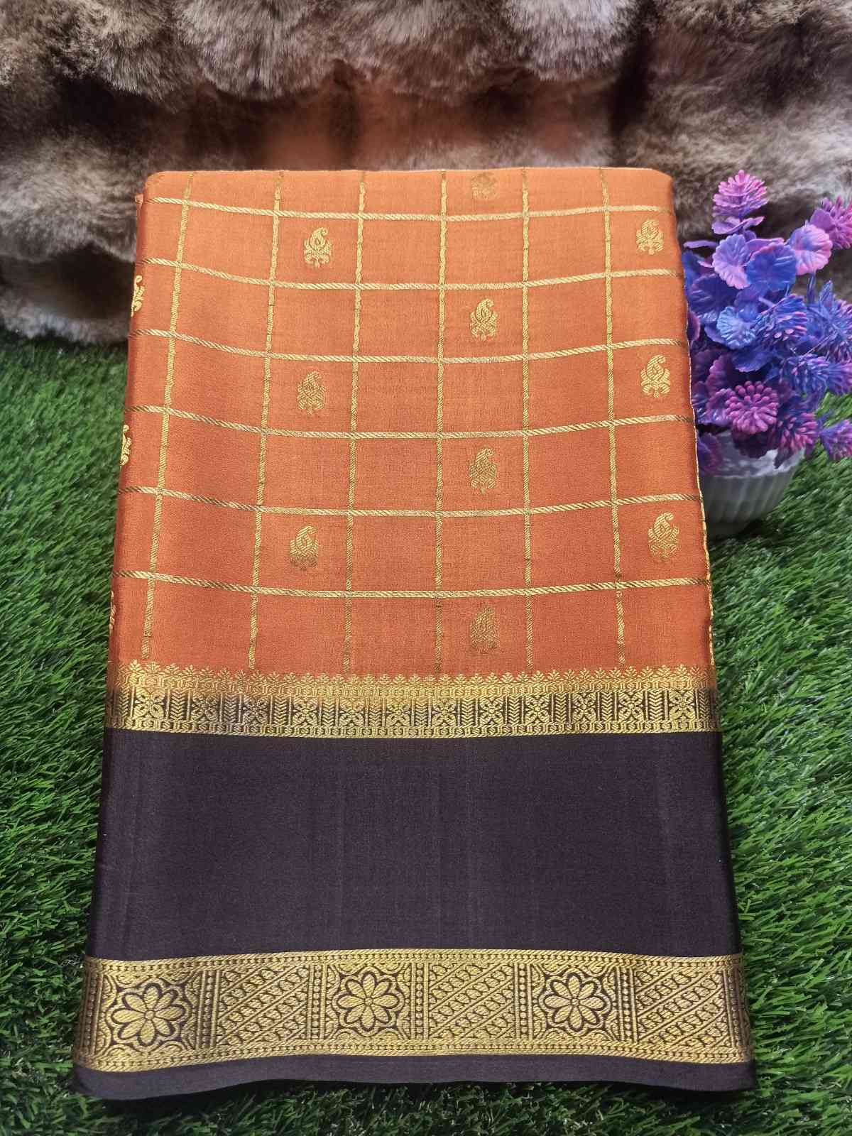 Pure Mysore Silk Saree.