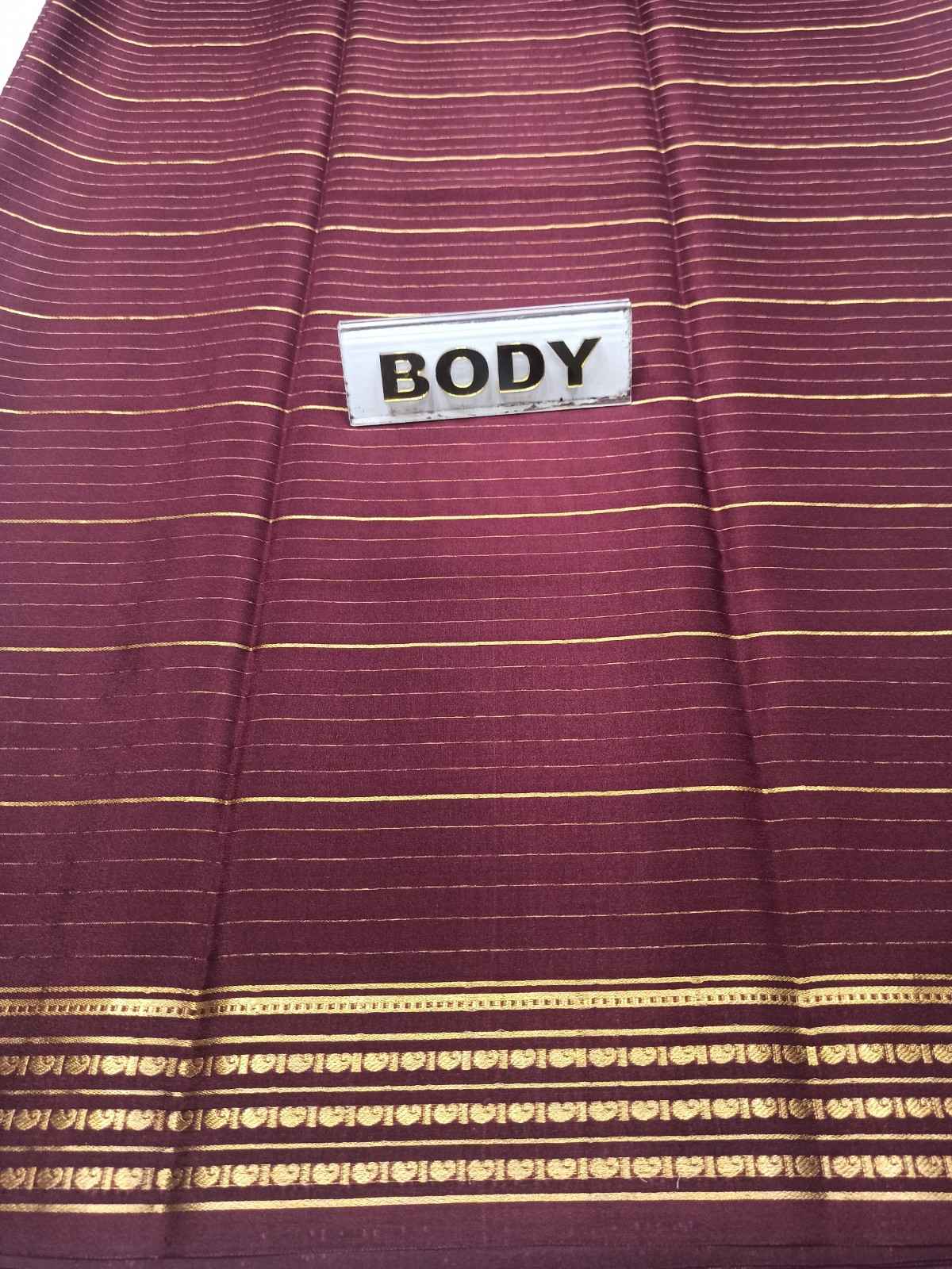 Pure Mysore Silk Saree.