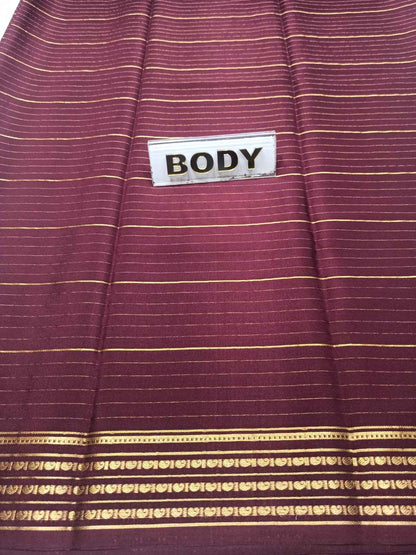 Pure Mysore Silk Saree.