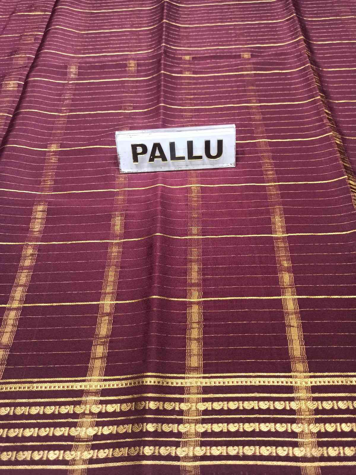 Pure Mysore Silk Saree.