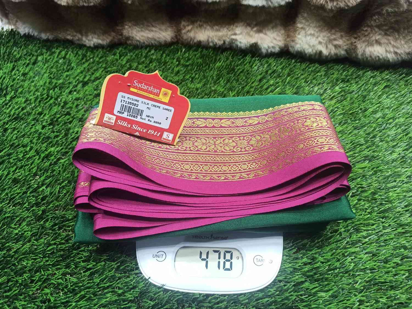 Pure Mysore Silk Saree.