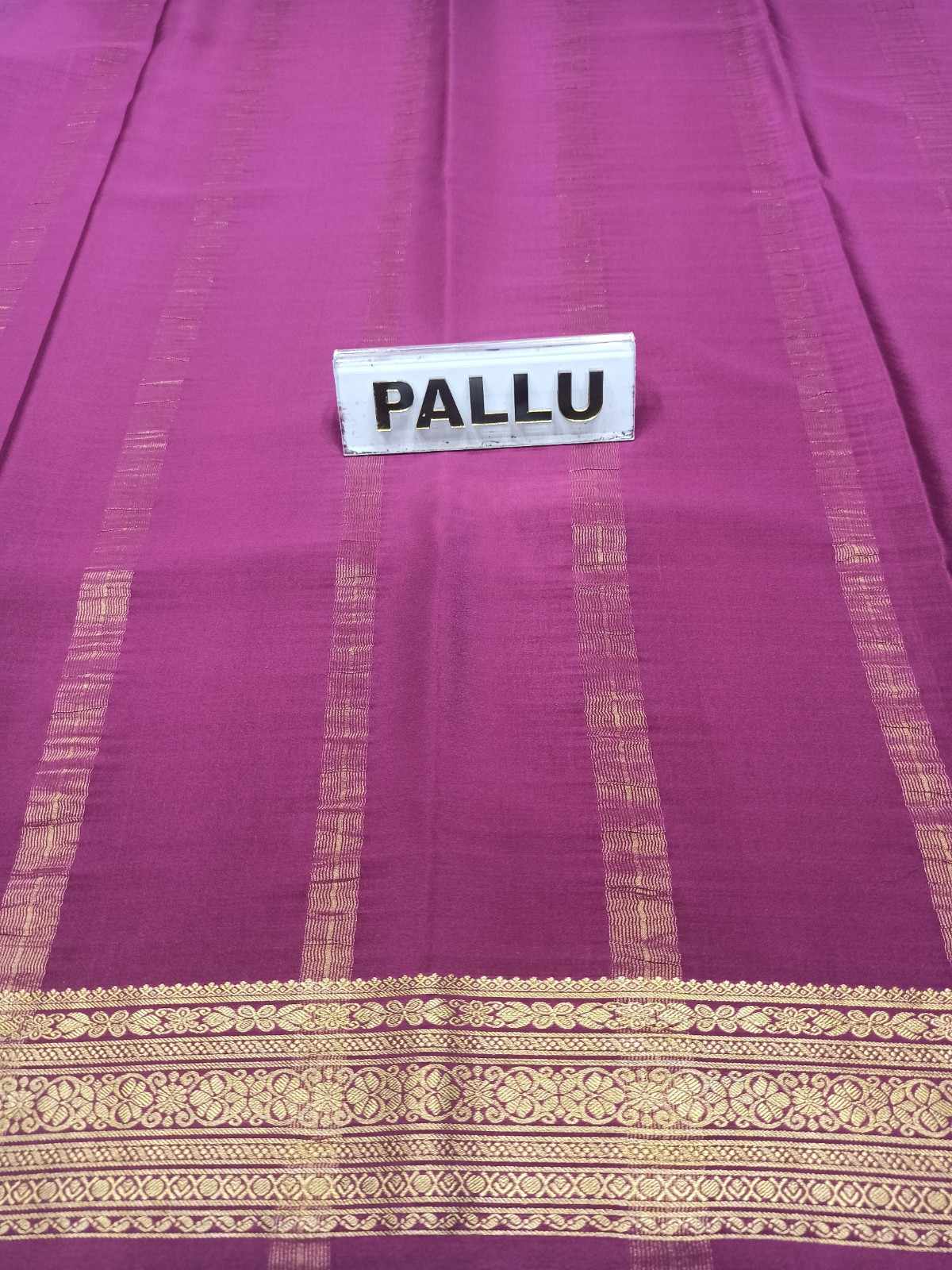 Pure Mysore Silk Saree.