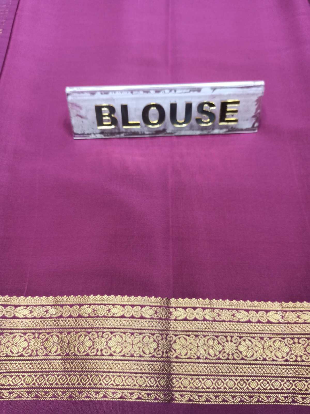 Pure Mysore Silk Saree.