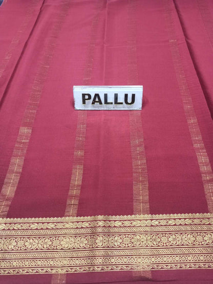 Pure Mysore Silk Saree.