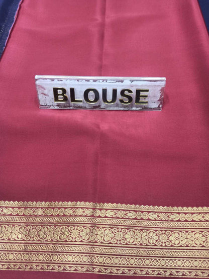 Pure Mysore Silk Saree.