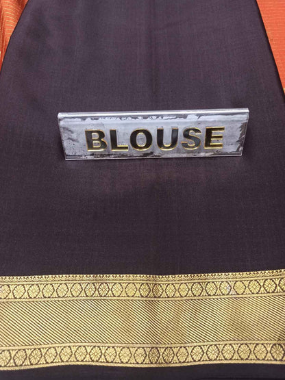 Pure Mysore Silk Saree.