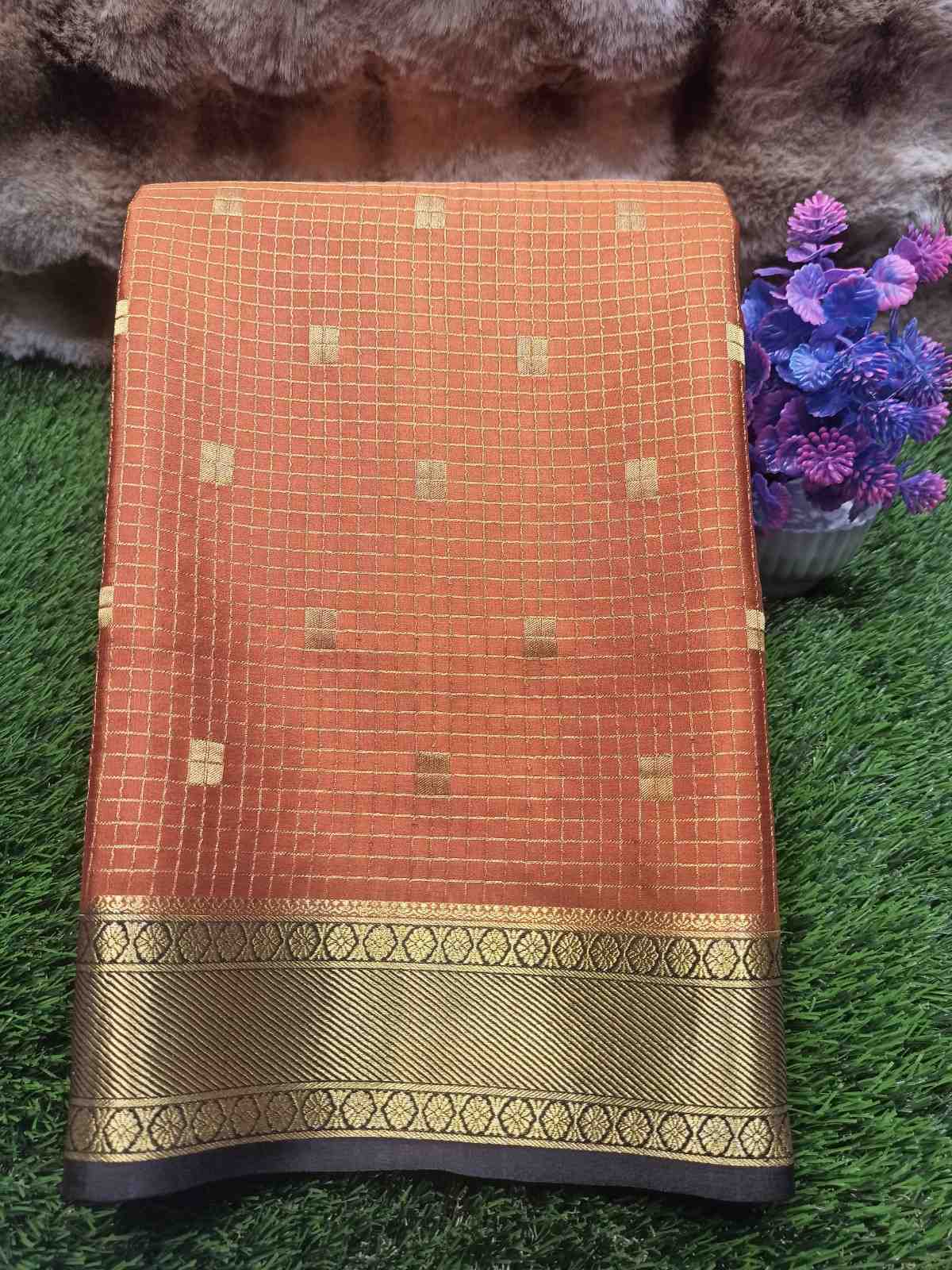 Pure Mysore Silk Saree.