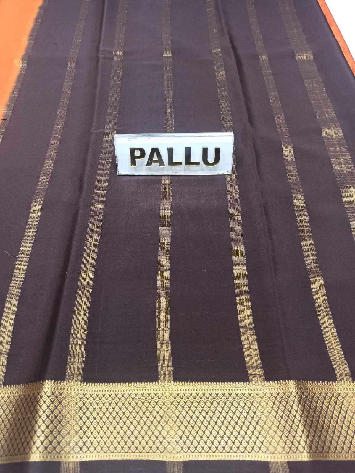 Pure Mysore Silk Saree.