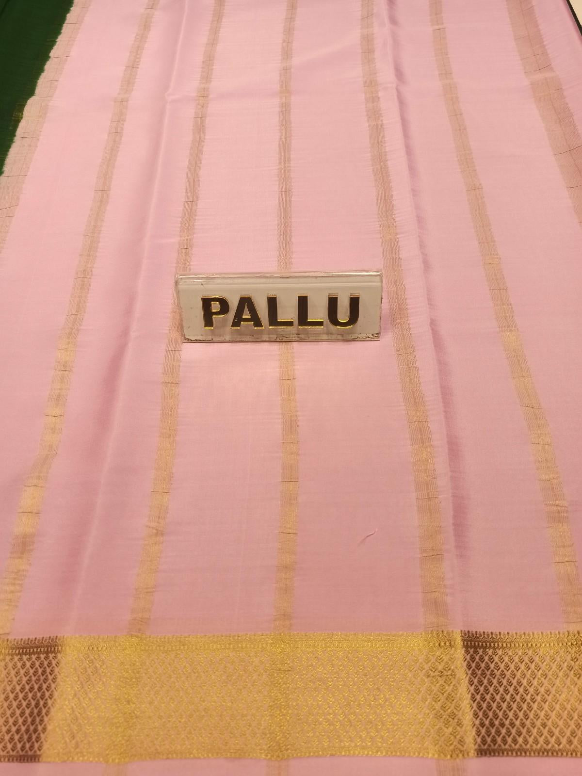 Pure Mysore Silk Saree.