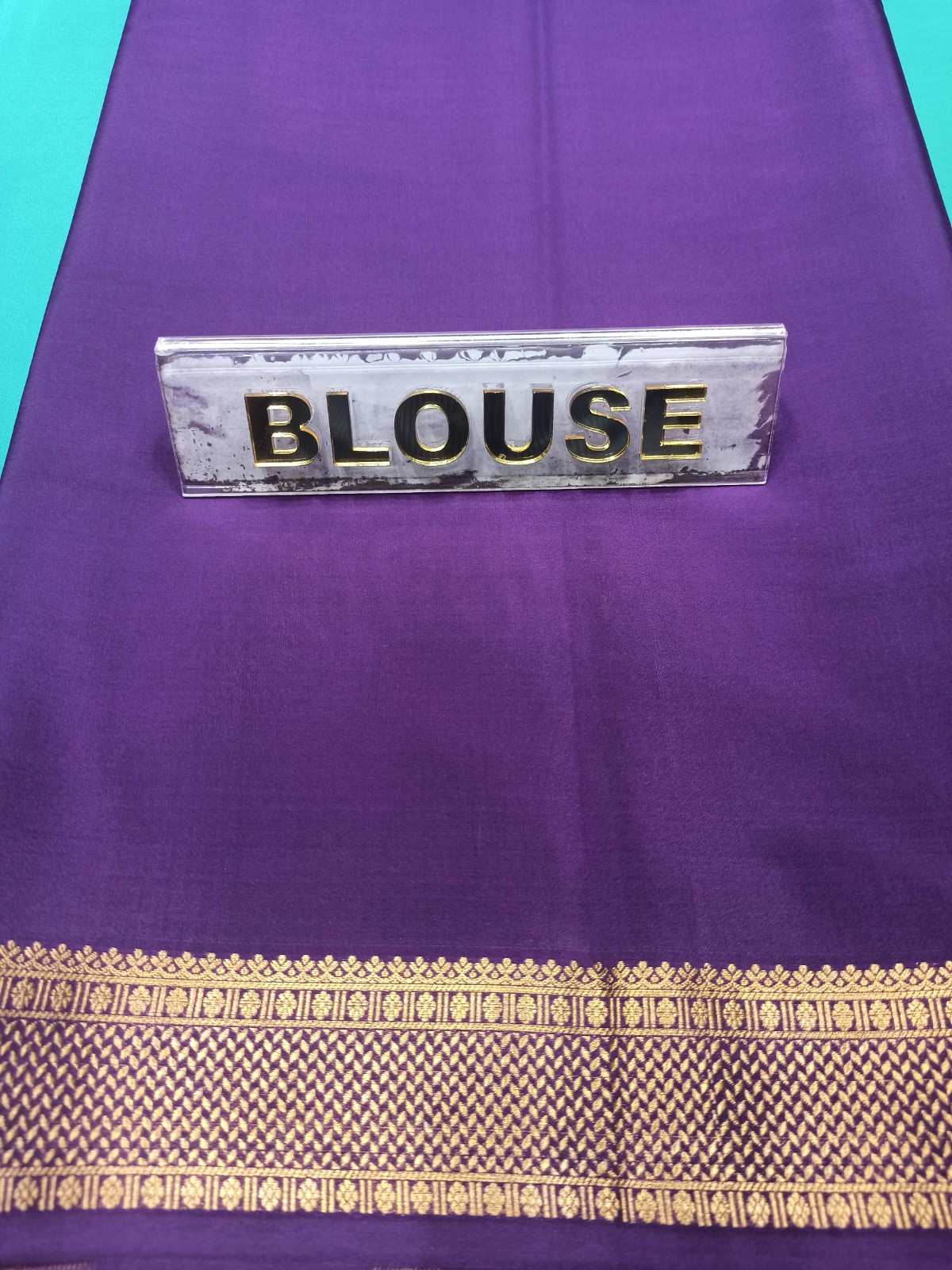 Pure Mysore Silk Saree.