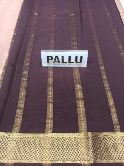 Pure Mysore Silk Saree.