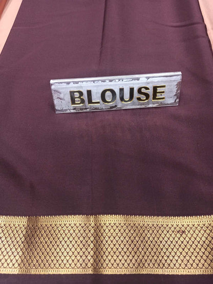 Pure Mysore Silk Saree.