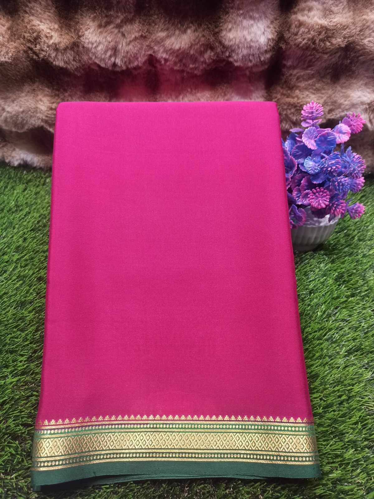 Pure Mysore Silk Saree.