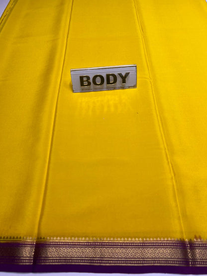 Pure Mysore Silk Saree.