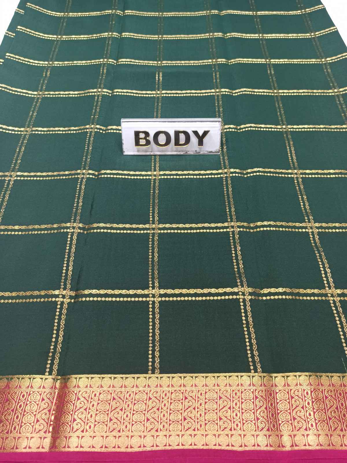 Pure Mysore Silk Saree.